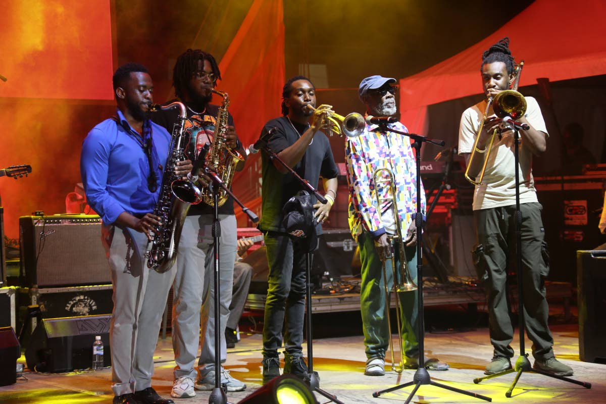 The Skatalites commanded the stage.