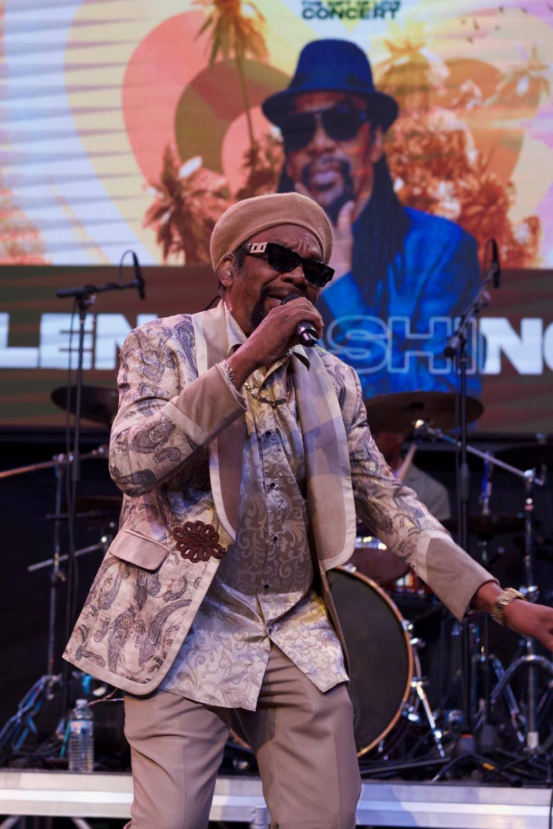 Reggae crooner Glen Washington was happy to be a part of the project.