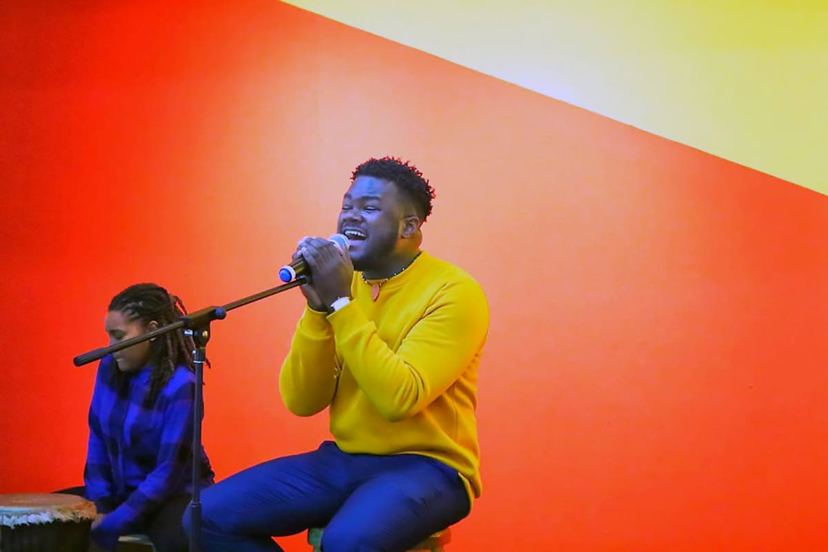 In this 2020 file photo, Chris Malachi performs at the National Gallery of Jamaica’s Last Sundays live music showcase.