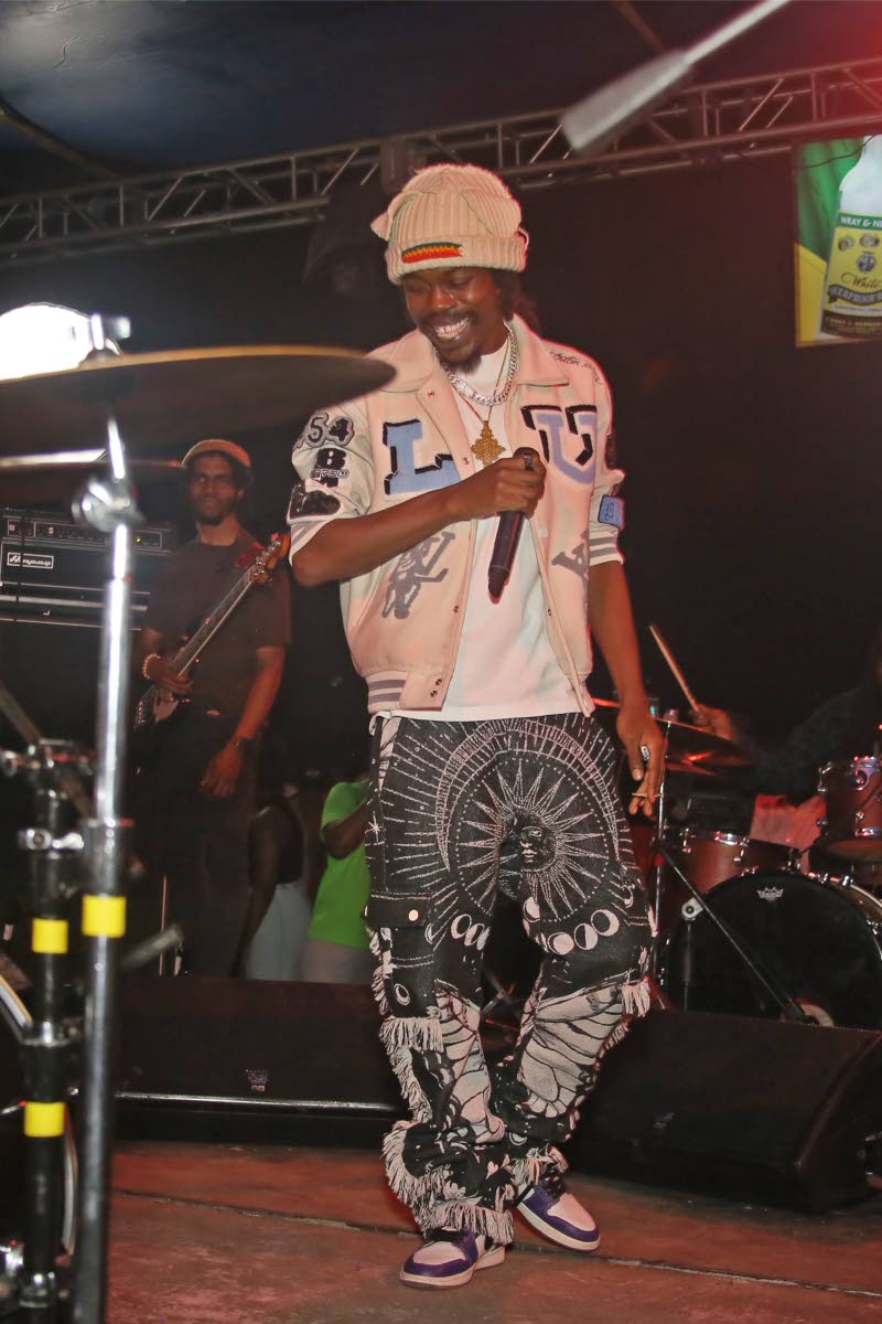 Imeru Tafari at Dub Squad Tuesday Service Live 1st Anniversary showcaseat the Ranny Williams Entertainment Centre, St Andrew