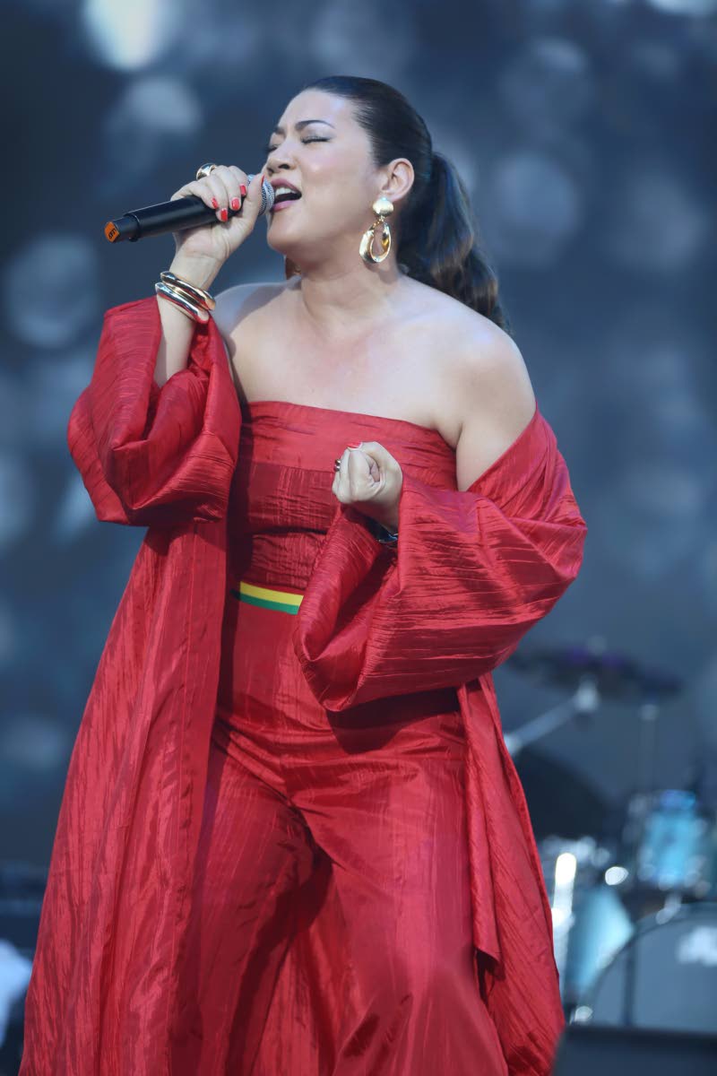 Tessanne Chin delivers a high-energy performance on the LIT Stage.