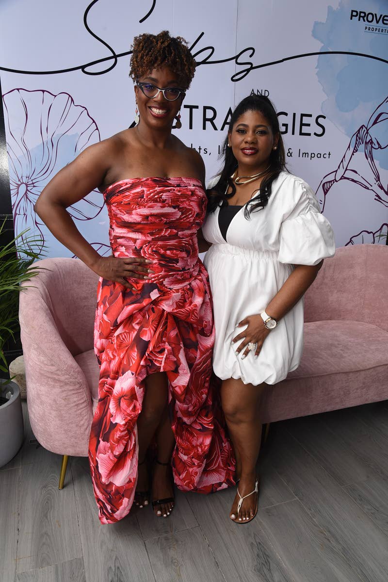 Aisha Campbell (left), chief executive officer of Proven Properties and Latoya Williams, assistant vice president, Lending Solutions and Business Services, VM Group. 