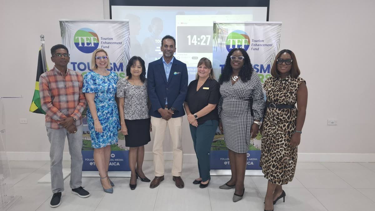 From left: Richard Wallace, Destination Assurance Council chairman; Kathryn Silvera, president, Jamaica Manufacturers and Exporters Association (JMEA); Camille Needham, executive director of the Jamaica Hotel and Tourist Association (JHTA); Dr Carey Wallac