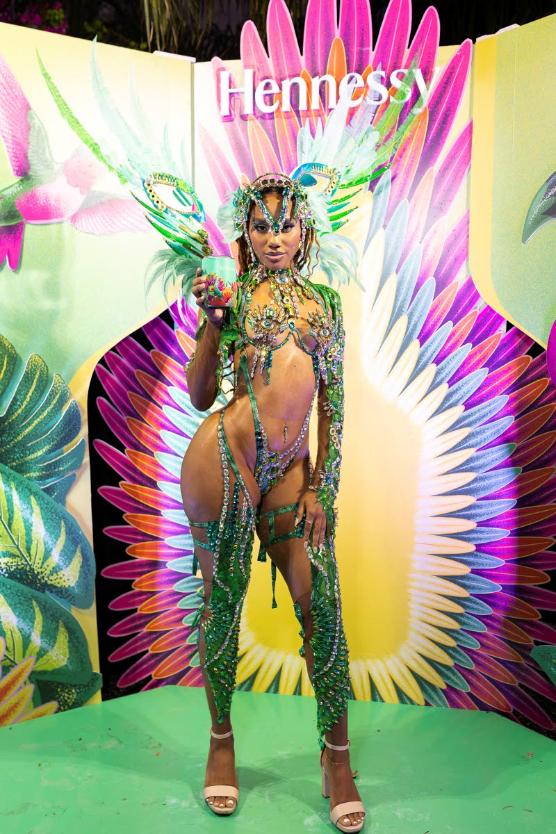 Trinidadian model and medical student Chante-Marie Samlal wows the crowd in the artistic Picasso costume by Yard Mas.