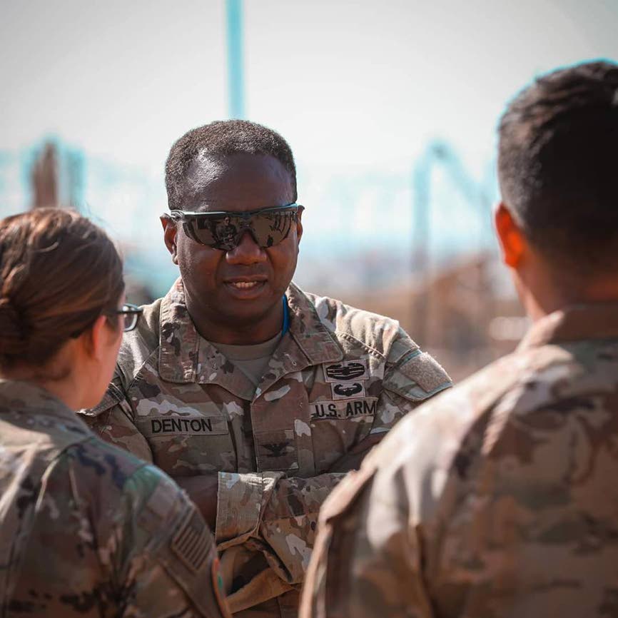 
Colonel Mark Denton attending the 78th D-Day Commemoration ceremonies in France.