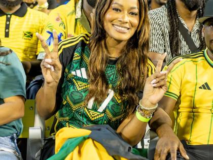
Reggae Boyz Ambassador, Tanya Lee Perkins.