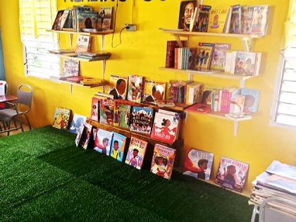 The reading corner at Windsor Forest Basic School.