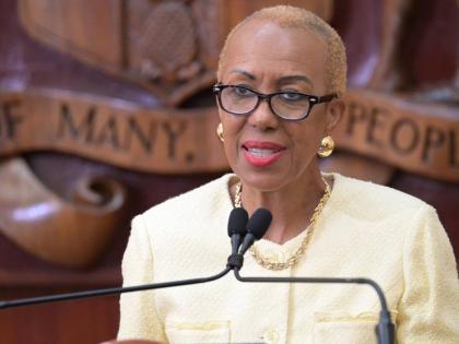 Minister of Finance and the Public Service, Fayval Williams.