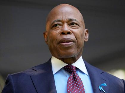 New York City Mayor Eric Adams attends the ceremony to mark the 24th anniversary of the 9/11 attacks on September 11, 2025, in New York. 