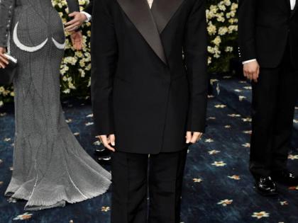  British-Jamaican designer Grace Wales Bonner at The Metropolitan Museum of Art's Costume Institute benefit gala on May 5.