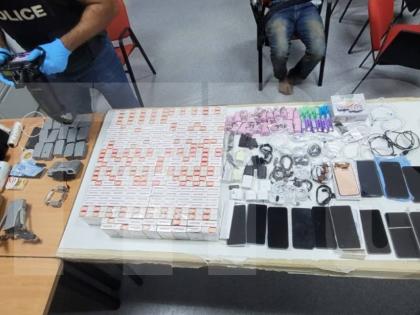 Contraband intercepted by law enforcement in Trinidad.