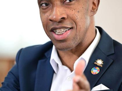 Professor Andrew Spencer, president of the Caribbean Maritime University. 