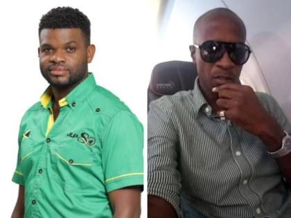 JLP councillor Rohan Hall (left) and PNP activist Bentley Davis.