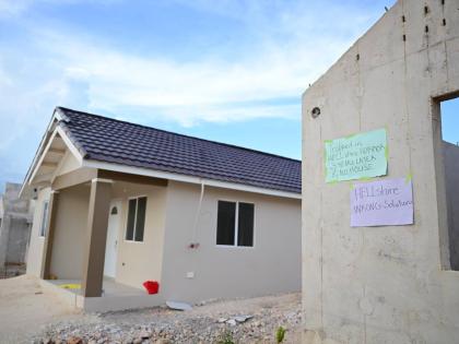 Potential homeowners at the delayed Hellshire View development in St Catherine staged a protest outside the property on September 5, 2025. 