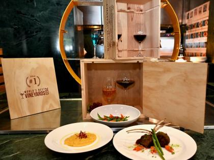 Delicious jerk-marinated lamb chops with potato-pumpkin purée and garlic-buttered vegetables on display during a cooking class at the Hyatt Ziva and Zilara Montego Bay on Tuesday.