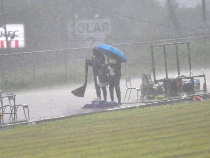Heavy rain on Old Hope Road yesterday forced the postponement of the Manning Cup match between hosts Jamaica College and St Andrew Technical High. 
