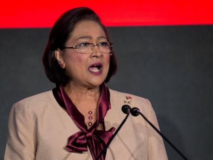 
Prime Minister of Trinidad & Tobago Kamla Persad-Bissessar.