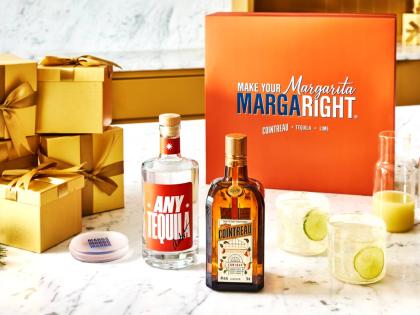 The Cointreau ‘Make Your Eggnog A Margarita’ limited-edition holiday kit includes everything you need to shake up holiday margaritas.