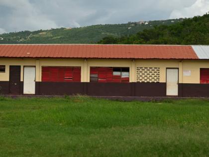 Flagaman Community Centre in St Elizabeth, which is expected to be used as a shelter for residents in preparation for Tropical Storm Melissa which is expected to hit Jamaica over the weekend. 