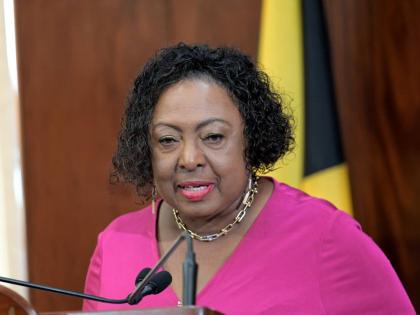 Minister of Culture and Entertainment, Olivia Grange. - File photo.
