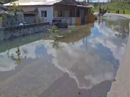 Rising underground water in Content in Williamsfield, Manchester.