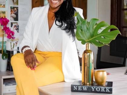 Lead planner and designer of Petals and Promises Jamaica, Kara-Ann Anderson.
