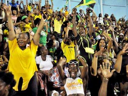 Jamaicans enjoying Grand Gala celebrations. 