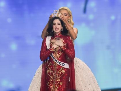Miss Mexico Fatima Bosch is crowned Miss Universe 2025 by Victoria Kjær Theilvig of Denmark in Nonthaburi, north of Bangkok, in Nonthaburi province, Thailand, on November 21. 