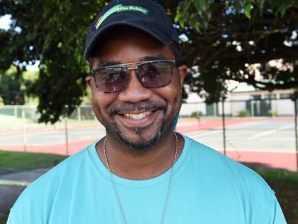 left: Franz Forde, head coach and technical director of the Immaculate Conception High School track and field programme. 