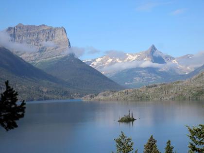 Red Eagle Mountain at Glacier National Park, Montana, US