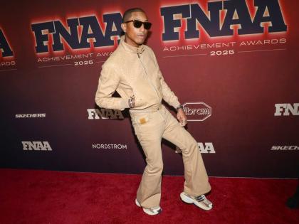 Pharrell Williams received the Shoe of the Year honour for the Virginia Adistar Jellyfish. 