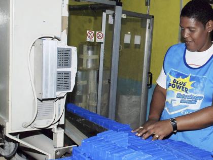 
In this March 2010 Gleaner photo, Blue Power cake laundry soap is seen on the assembly line at the plant in Kingston.