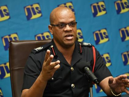 Public Education Officer, Jamaica Fire Brigade (JFB), Superintendent Emeleo Ebanks, outlining a series of safety measures to be practised while decorating for the Christmas season, during a Jamaica Information Service (JIS) ‘Think Tank’ held on Decembe
