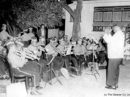 The Alpha Boys Band performs.