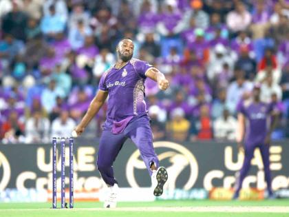 Abu Dhabi Knight Riders’ Andre Russell. 