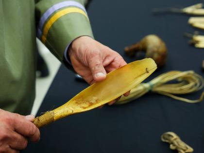 A selection of Inuit items is unveiled at the Canadian Museum of History in Gatineau, Quebec.