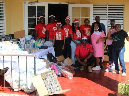 Members of the CB Group’s ‘Do Good Crew’ donate essential supplies to the Hanover Infirmary.
