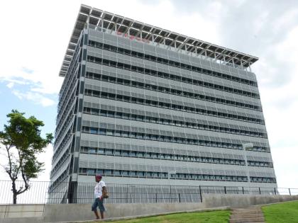 Digicel headquarters in downtown Kingston
