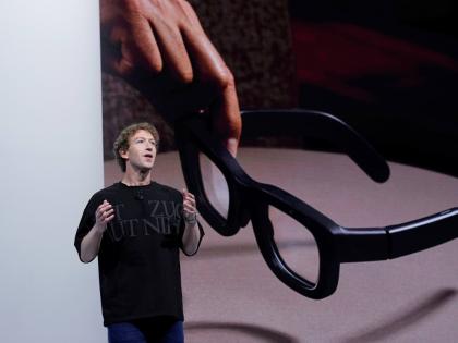 Mark Zuckerberg talks at a Meta Connect conference in September 2024 in California, USA. 