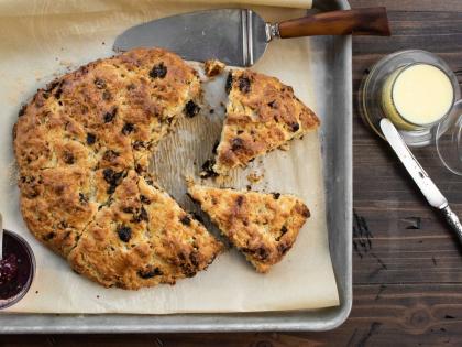 Delicious dried cherry scones.