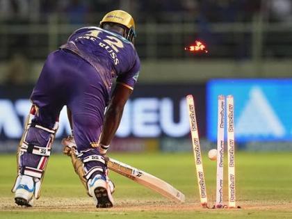 Andre Russell scored just three runs.