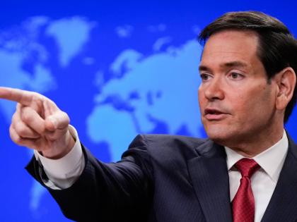 Secretary of State Marco Rubio speaks during a news conference at the State Department, Friday, December 19, 2025, in Washington. (AP Photo/Julia Demaree Nikhinson)