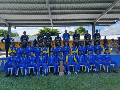 2025 ISSA daCosta Cup champions St Elizabeth Technical High (STETHS) during their celebration at the school on Monday, January 5, 2026.