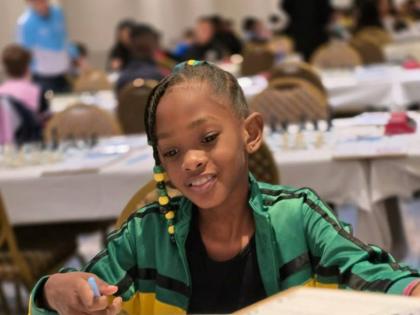 Je’Nasiya Mais competing at the 20th Central American and Caribbean (CAC) Youth Chess Festival in Dorado, Puerto Rico, last month.