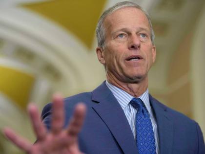 Senate Majority Leader John Thune, R-S.D., speaks during a news conference at the Capitol, Tuesday, January 13, 2026, in Washington. (AP Photo/Rod Lamkey, Jr.)