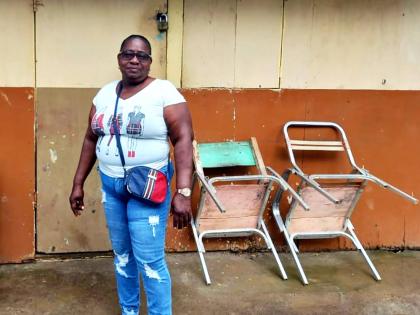 Andrea Knox at her shop in Lime Hall, St Ann.
