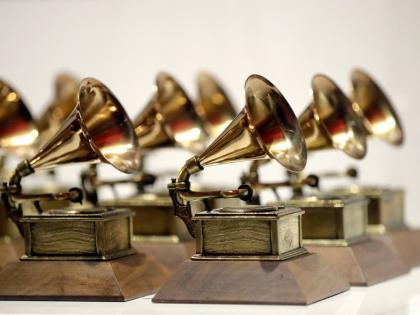 Grammy Awards are displayed at the Grammy Museum Experience at Prudential Center in Newark, New.Jersey. on October 10, 2017. 