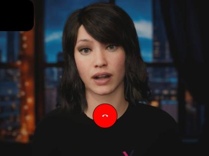 This March 2025 image from the website of artificial intelligence company Xoltar shows a demonstration of one of their avatars for conducting video calls with a patients.