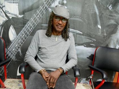 Drummer extraordinaire, Lowell Fillmore 'Sly' Dunbar.