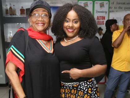 Fresh off her recent Doctor of Letters honour, Queen of Reggae, Marcia Griffiths (left) catches up with reggae songbird Etana.